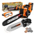 Pandapop Kids Tool Set: 2-in-1 Chainsaw with Sounds and Lights