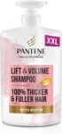 Pantene LiftNVolume Thickening Shampoo with Biotin, Silicone Free, 1L
