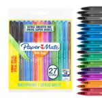 Paper Mate InkJoy 100ST Ballpoint Pens Medium Point (1.0mm) Assorted Fun Colours 27 Count