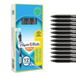 Paper Mate InkJoy 300RT Retractable Ballpoint Pens Medium Point (1.0 mm) Black 12 Count
