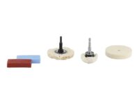 Parkside 7-Piece Polishing Set / 4-Piece Wire Brush / 4-Piece Nylon Brush Set (for woodwork)
