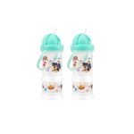 Paw Patrol Sipper N Snacker Teal 2-Pack Water Bottles, 300ml