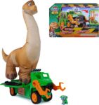 Paw Patrol: The Dino Movie, Megasaurus Dino Vehicle with 76,2 cm Inflatable Dinosaur Toy and Rocky Action Figure, Preschool Toys for Girls and Boys Ages 3