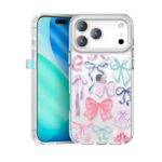 Pcgaga Aesthetic Patterned Clear Case for iPhone 17 Pro 6.3