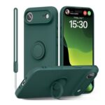 Pcgaga Silicone Case for iPhone 17 Air 6.5-Inch Army Green