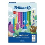Pelikan Combino 12 Coloured Pencils for Children, FSC-Certified Wood