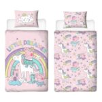 Peppa Pig Duvet Cover Set for Toddler Cot Bed, Reversible