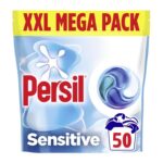 Persil Sensitive 4-in-1 Laundry Capsules 50 Washes (Non Bio)