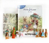 Peter Rabbit / The World of Beatrix Potter My Busy Books – Storybook, 10 figurines, playmat