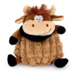 Petface Farmyard Buddies Chunky Cow Plush Dog Toy