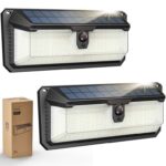 Philips (2)Solar Lights Motion Sensor Outdoor, 258 LEDs Solar Powered Security Lights, 3 Lighting Modes, WP – Sold By Favourline-UK/FBA