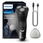 Philips Electric Shaver Series 3000X – Wet & Dry Electric Shaver, SkinProtect, Pop-up Beard Trimmer, (Model X3001/00)