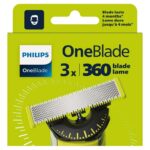 Philips OneBlade 360 Replacement Blades for Face, 3 Pack – QP430/50