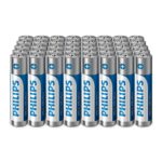 Philips Ultra AAA Alkaline Batteries, Pack of 40
