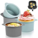 Pietuley 4Pcs Large Ramekins for Air Fryer, Silicone Poached Egg Maker, Baking Cakes, Yorkshire Puding – Sold by KECRAY INSTNAT LTD / FBA