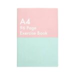 Pink and Aqua Exercise Book A4