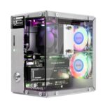 Pironman 5xM.2 SSD PCIe 2.0/3.0 Mini PC Case for Raspberry Pi 5 Hailo-8L, 2xRGB Fans, 0.96 OLED with voucher. Sold by MakerMaker /FBA