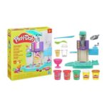 Play-Doh Rainbow Ice Cream Playset with 5 Tubs