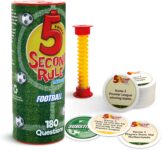 PlayMonster 5 Second Rule Mini – Football Edition Test Your Quickfire Football Knowledge Football Gifts for Boys For 2 or More Players Ages 8