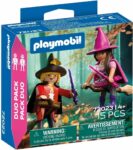 Playmobil DuoPack Witch & Wizard Figures Magical Role-Play Set with Accessories, Collectible Fantasy Toy for Imaginative Play