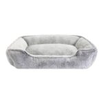 Plush Dog Box Bed – Large
