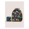 Polar Gear Black Space Lunch Bag & Snack Box