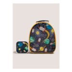 Polar Gear Black Space Lunch Bag & Snack Box