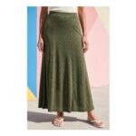 Polka Dot Midi Skirt