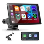 Portable Car Stereo with Wireless Apple CarPlay and Android Auto