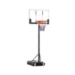 Portable Kids Basketball Hoop Outdoor with Shatterproof PC Backboard and Wheels