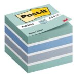 Post-It Notes Cube, 450 Sheets, 76×76 Mm, Blue/White – £7.53 S&S