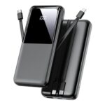 Power Bank Fast Charging, 15000mAh Portable Charger with Built-in Cables