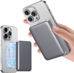 Power Bank, Magnetic Wireless 10000mAh Fast Charging Portable Charger 3 Outputs USB C in/Out PD 22.5W Battery Pack for iPhone 12 13 14 15 16 Samsung Android and More