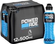 Powerade Bottle Berry, Tropical 500 ml (Pack of 12)