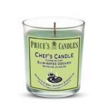 Prices Candles Chefs Jar Candle Fresh Scented Odour Reducing Candle with Basil Patchouli and Geranium Fragrance