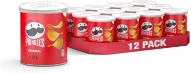 Pringles Original Crisps Can 40g (Pack of 12)