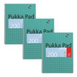 Pukka Pad, A4 Metallic Jotta Book 3 Pack