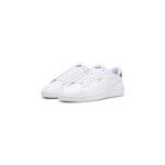 Puma Smash 3.0 L Sneakers, Unisex, White/Malachite/Gold, UK 8
