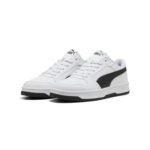 Puma Unisex Rebound Low White-Black Size 37