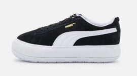 Puma Womens Suede Mayu Trainers Black & White (UK Mainland) – Sold by Happy Sport Ltd