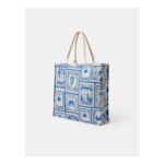 Pure Cotton Quilted Printed Tote Bag