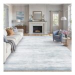 PureCozy Rug 200×300 Cm Blue Washable Living Room