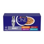 Purina One Mini Fillets Mixed Selection in Gravy Wet Cat Food