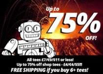 Qwertee mega stock sale – T-shirts starting at £4 – e.g. CafeBara Majority £7 – Free shipping if ordering 6 or more t-shirts