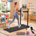 RAMYPOKET Foldable Walking Pad With 15% Incline ( 3HP Treadmill / 1 – 12 kmph / upto 150kg ) w/codecashback CAIWEN Store(UK Despatch)