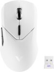 RAPOO VT9Pro 4K Wireless Gaming Mouse, PAW 3398 Sensor, 26K DPI, 4KHz Polling Rate Gaming Mouse, 0.25ms Response Time, Superlight Gaming Mice, 180 Hours Battery Life, 10 Programmable Buttons, Upgraded