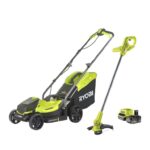 RYOBI 18V ONE Lawn Mower & Grass Trimmer Starter Kit