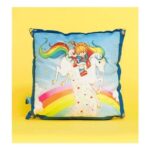 Rainbow Brite Retro Cushion