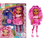 Rainbow High Sparkle & Shine Doll – Leilani – 28cm Fashion Doll with Pink Hair and Magic Bubbles in Legs, Colour, Style, Play, Collectable, for Children Ages 4 to 12