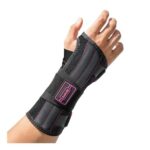 Rakiie Carpal Tunnel Wrist Brace, 3 Metal Splints, Pink Right